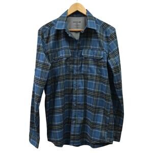 Swiss Tech Shirt Mens Small 34 36 Blue Black Yellow